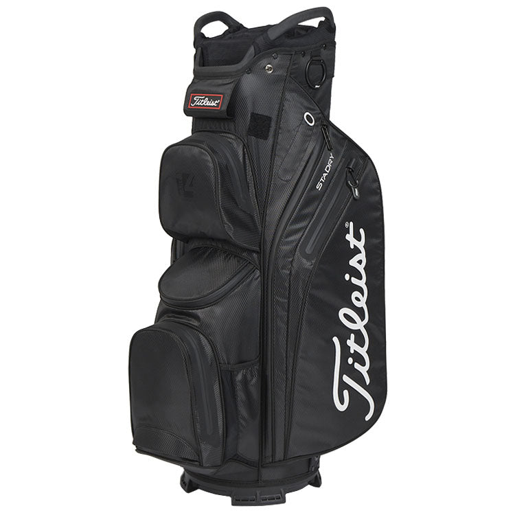  Titleist StaDry 14 Golf Cart Bag (Black) Fully Waterproof With Maximum Storage