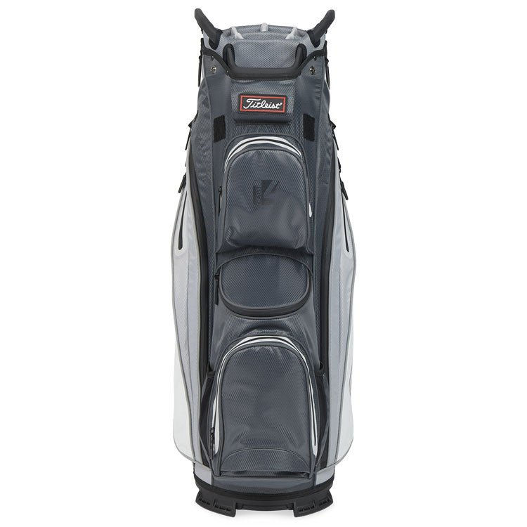  Titleist StaDry 14 Golf Cart Bag (Charcoal/Grey/White) Fully Waterproof With Maximum Storage