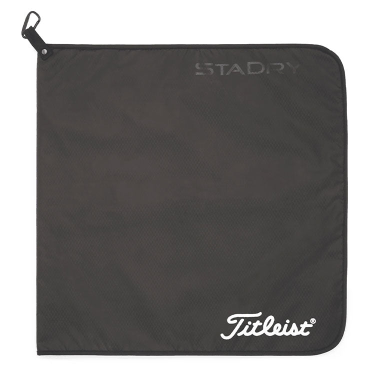  Titleist StaDry Performance Golf Towel (Black) Premium Fabric With Waterproof Membrane