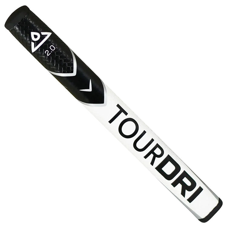  TourDri Flat 2.0 Putter Golf Grip (Black) Thumb Pad For Enhanced Alignment