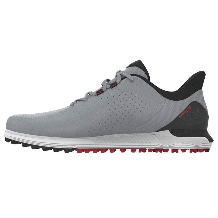  Under Armour Drive Fade SL Golf Shoes (Mod Grey/Mod Grey/Black) HOVR Cushioning With Spikeless Versatility