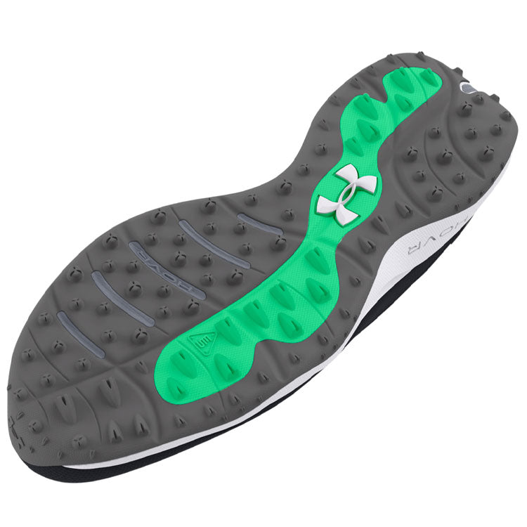  Under Armour Drive Pro SL Golf Shoes (Black/Black/Titan Gray) HOVR Cushioning With S3 Support System