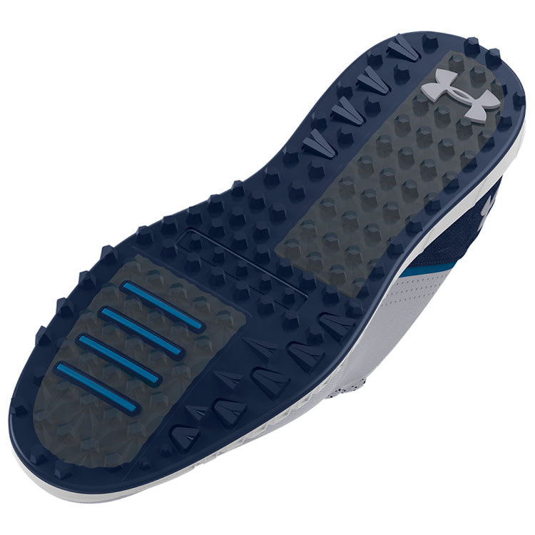  Under Armour HOVR Drive 2 SL Golf Shoes (Mod Gray/Academy) HOVR Cushioning With Waterproof Protection