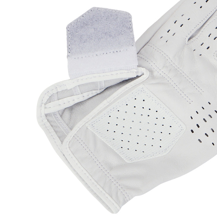  Under Armour Tour Golf Glove (White/Castlerock / Right Handed Golfer) Ventilated Perforations For Breathability