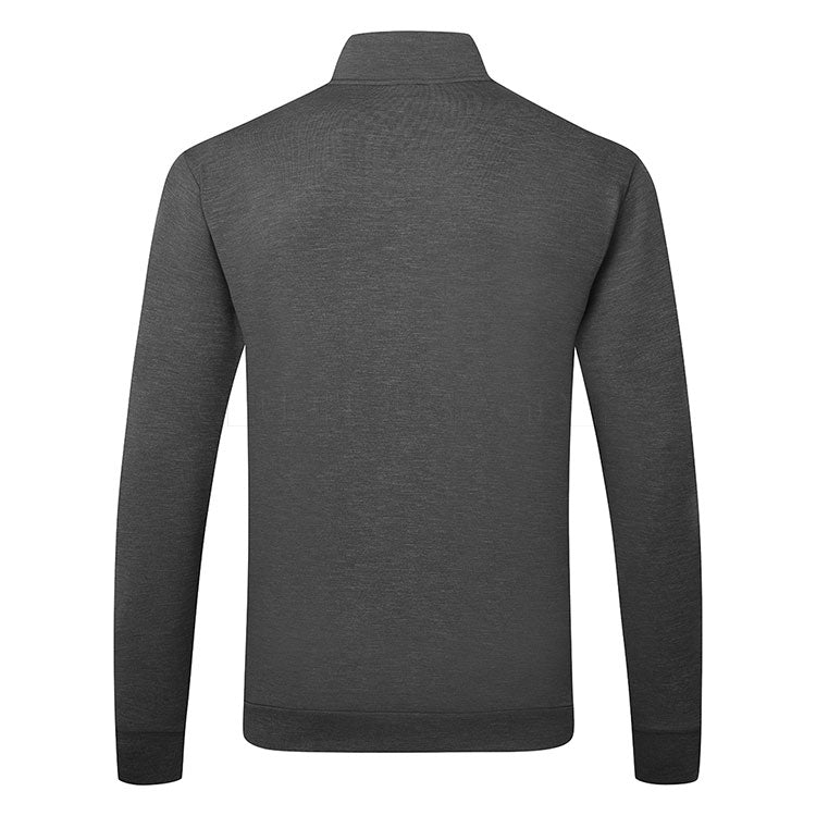  Under Armour Drive 1/4 Zip Golf Sweater (Black/Anthracite/Black) Brushed Interior For Extra Warmth