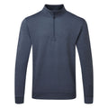  Under Armour Drive 1/4 Zip Golf Sweater (Midnight Navy/Midnight Navy) Brushed Interior For Extra Warmth