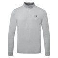  Under Armour Playoff 1/4 Zip Golf Sweater (Steel/Mod Gray/Pitch Gray) Lightweight Fabric With HeatGear Technology