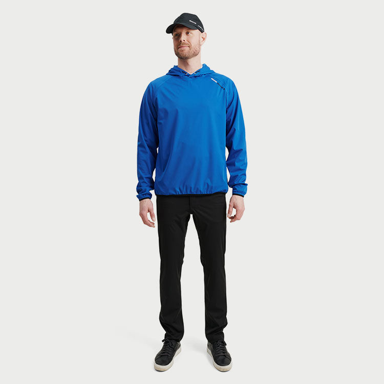  Abacus Bounce Waterproof Hoodie Golf Jacket (Dark Cobalt) Very Breathable With Lightweight Protection