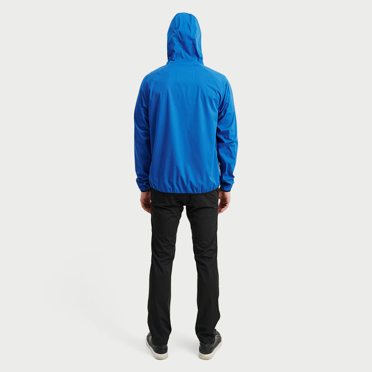  Abacus Bounce Waterproof Hoodie Golf Jacket (Dark Cobalt) Very Breathable With Lightweight Protection