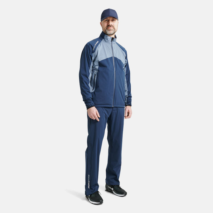  Abacus Pitch Waterproof Golf Jacket (Dusty Blue) Very Breathable With Lightweight Protection