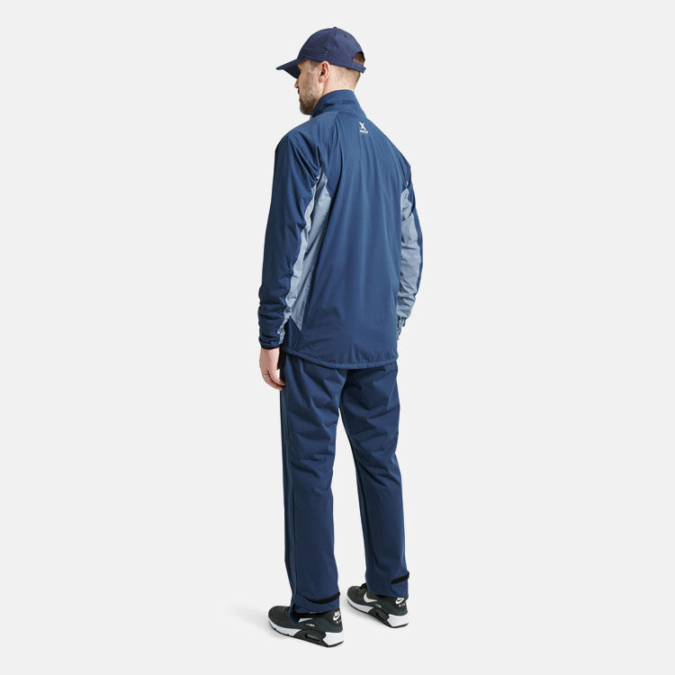  Abacus Pitch Waterproof Golf Jacket (Dusty Blue) Very Breathable With Lightweight Protection