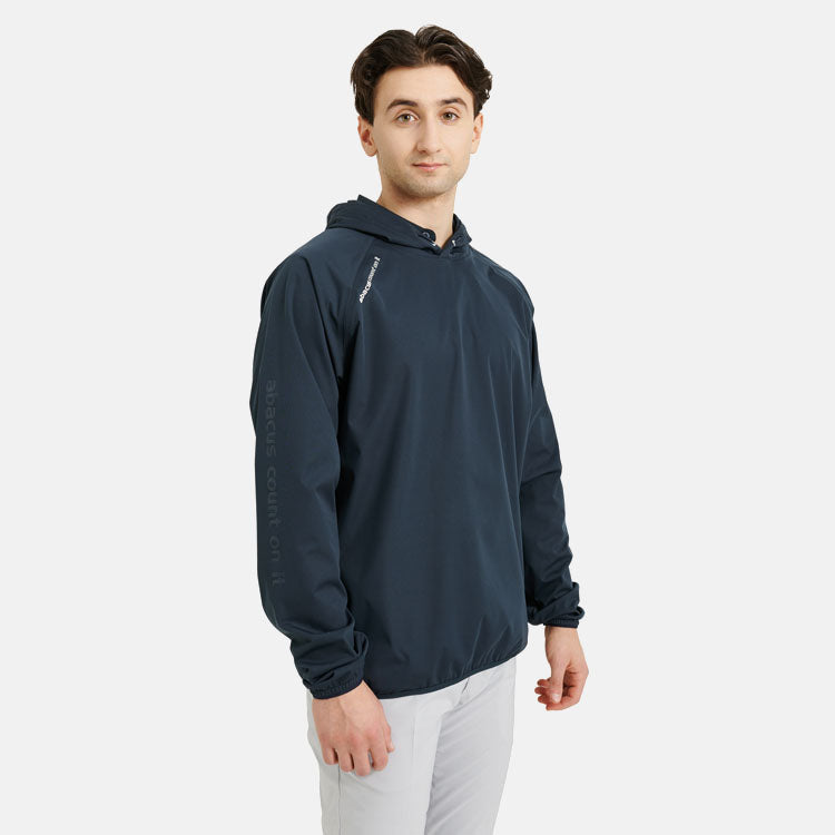  Abacus Bounce Waterproof Hoodie Golf Jacket (Navy) Very Breathable With Lightweight Protection