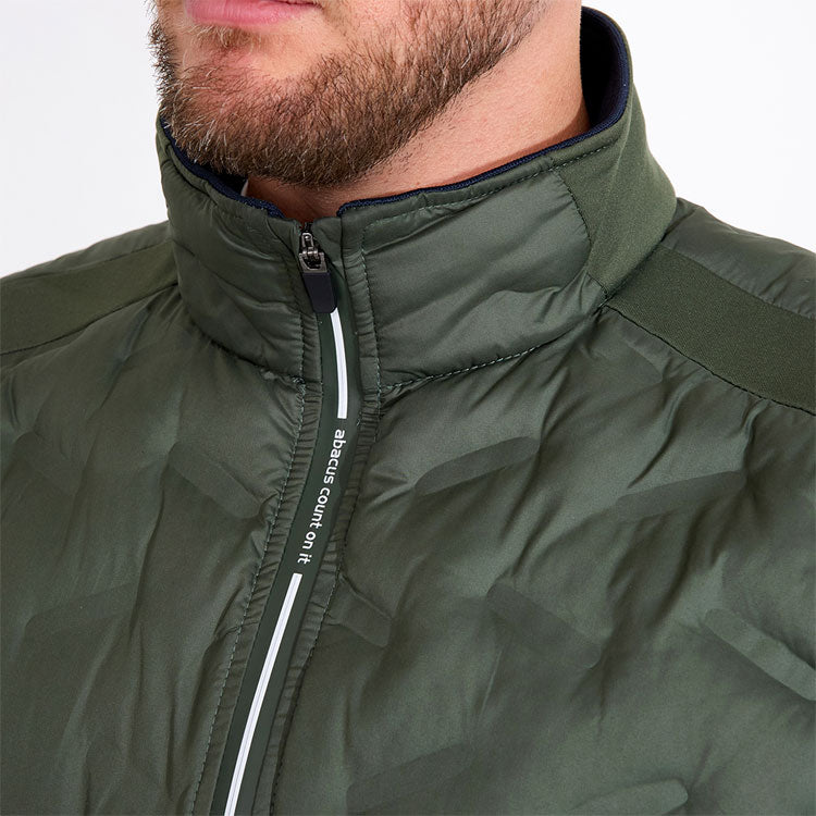  Abacus Portrush Hybrid Golf Wind Vest (Forest) Maximum Warmth With Brushed Fleece