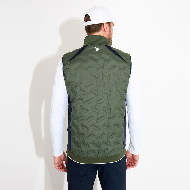 Abacus Portrush Hybrid Golf Wind Vest (Forest) Maximum Warmth With Brushed Fleece