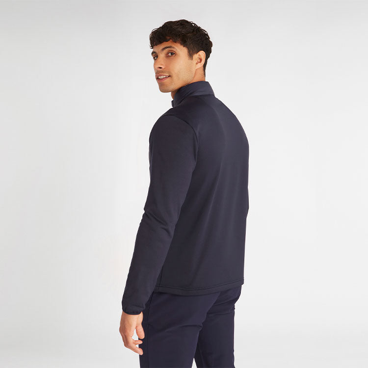  Calvin Klein Frontera Hybrid Golf Wind Jacket (Navy) Exceptional Warmth With Chill-Force Technology