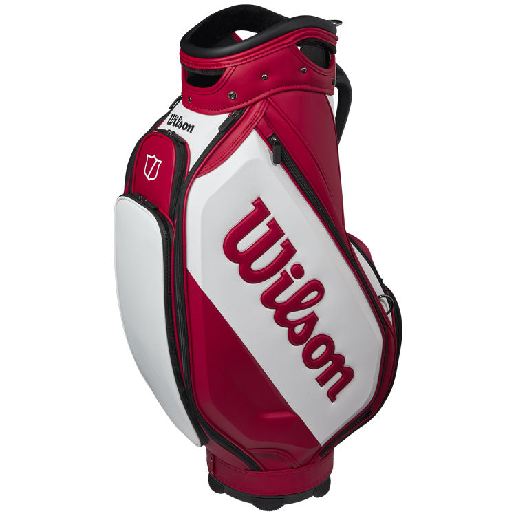  Wilson Golf Tour Staff Red/White (Red/White) Tour Proven Design With Luxurious Detailing