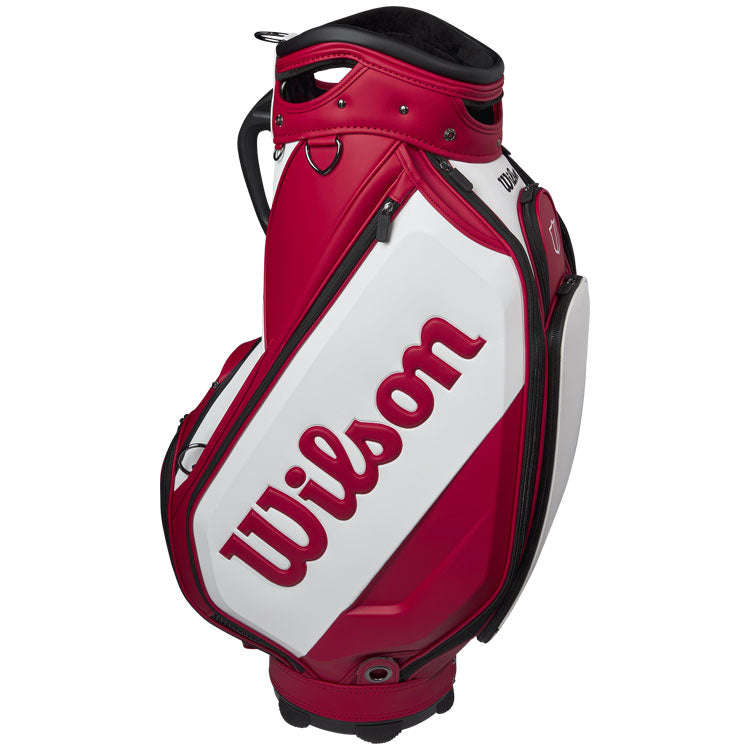 Wilson Golf Tour Staff Red/White (Red/White) Tour Proven Design With Luxurious Detailing