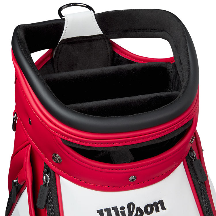  Wilson Golf Tour Staff Red/White (Red/White) Tour Proven Design With Luxurious Detailing