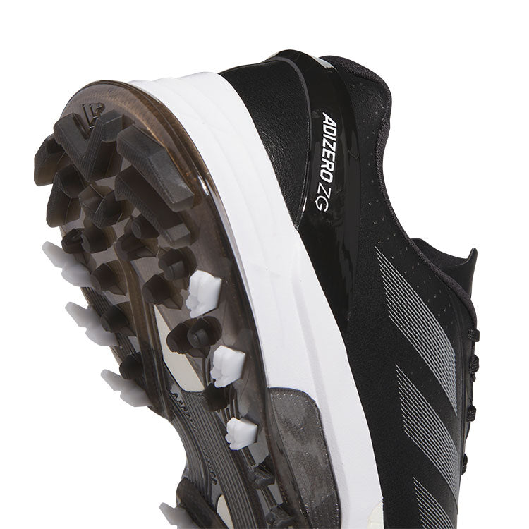 Adidas Adizero ZG Golf Shoes (Black/Silver Metallic/Lucid Lemon) Ultralight With Lightstrike Pro Cushioning