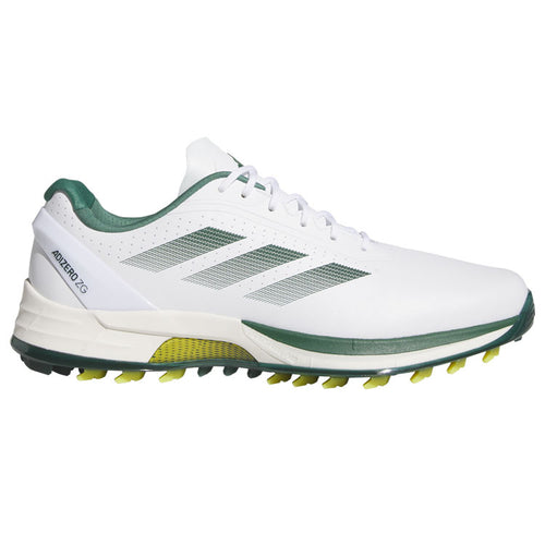  Adidas Adizero ZG Golf Shoes (White/Collegiate Green/Yellow) Ultralight With Lightstrike Pro Cushioning
