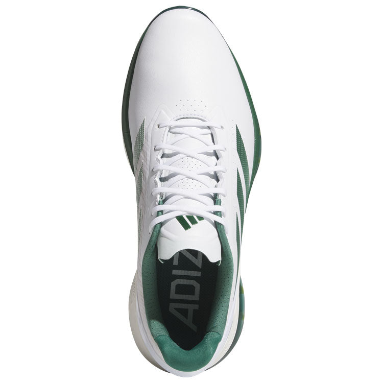  Adidas Adizero ZG Golf Shoes (White/Collegiate Green/Yellow) Ultralight With Lightstrike Pro Cushioning