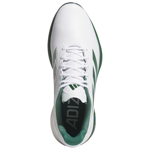  Adidas Adizero ZG Golf Shoes (White/Collegiate Green/Yellow) Ultralight With Lightstrike Pro Cushioning