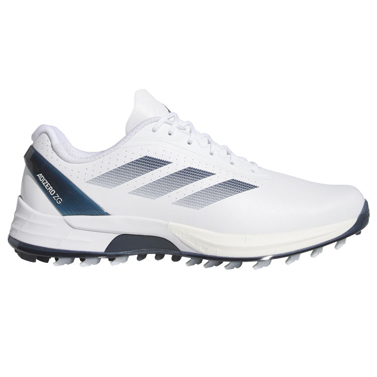  Adidas Adizero ZG Golf Shoes (White/Collegiate Navy) Ultralight With Lightstrike Pro Cushioning