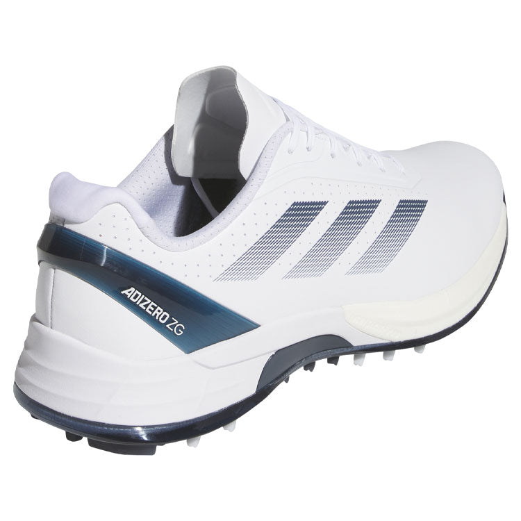 Adidas Adizero ZG Golf Shoes (White/Collegiate Navy) Ultralight With Lightstrike Pro Cushioning