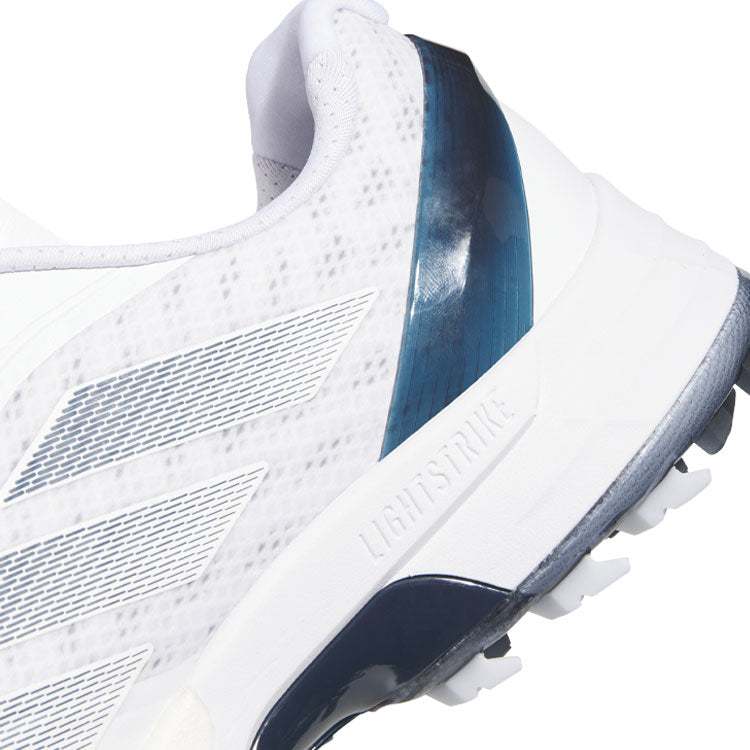 Adidas Adizero ZG Golf Shoes (White/Collegiate Navy) Ultralight With Lightstrike Pro Cushioning