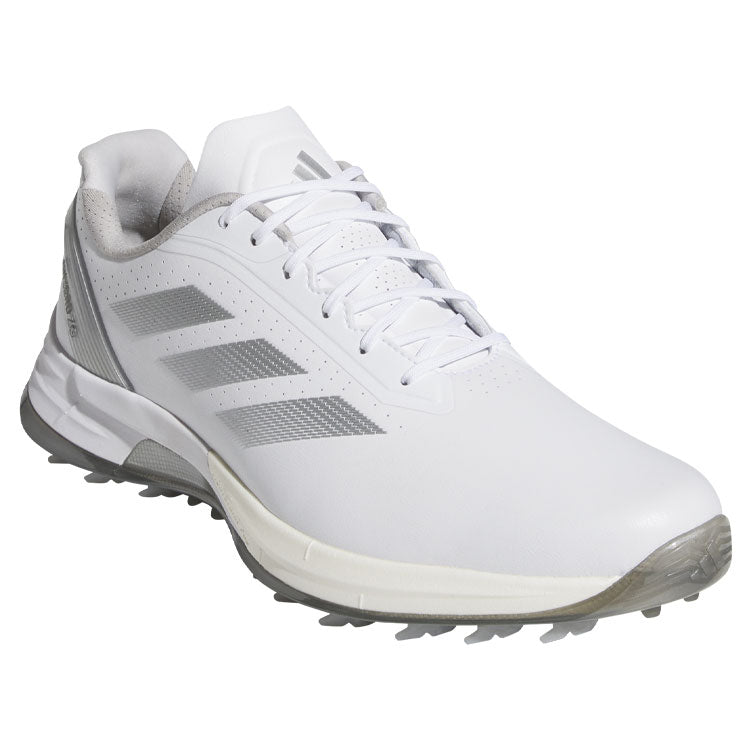  Adidas Adizero ZG Golf Shoes (White/Silver/Iron) Ultralight With Lightstrike Pro Cushioning