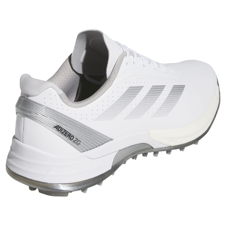  Adidas Adizero ZG Golf Shoes (White/Silver/Iron) Ultralight With Lightstrike Pro Cushioning