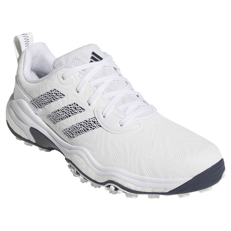  Adidas Codechaos 25 Golf Shoes (White/Collegiate Navy) Extremely Lightweight With Unparalleled Grip