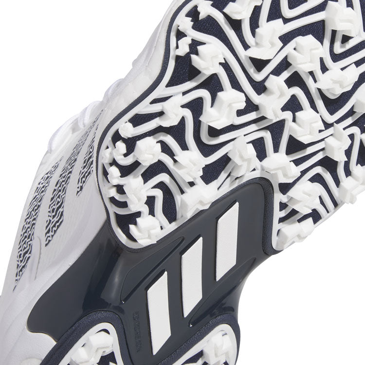  Adidas Codechaos 25 Golf Shoes (White/Collegiate Navy) Extremely Lightweight With Unparalleled Grip
