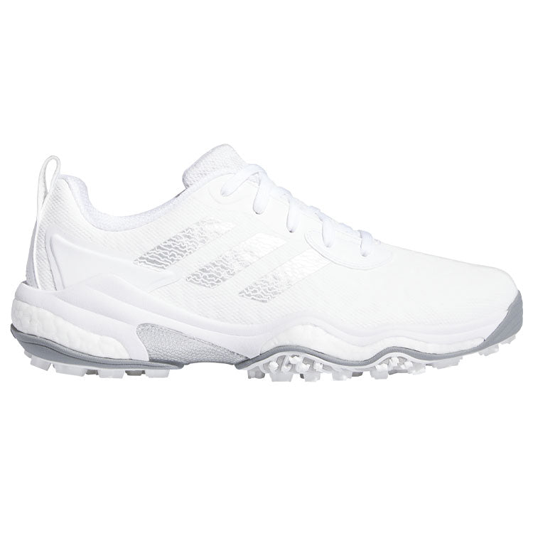  Adidas Codechaos 25 Golf Shoes (White/Silver/Grey) Extremely Lightweight With Unparalleled Grip