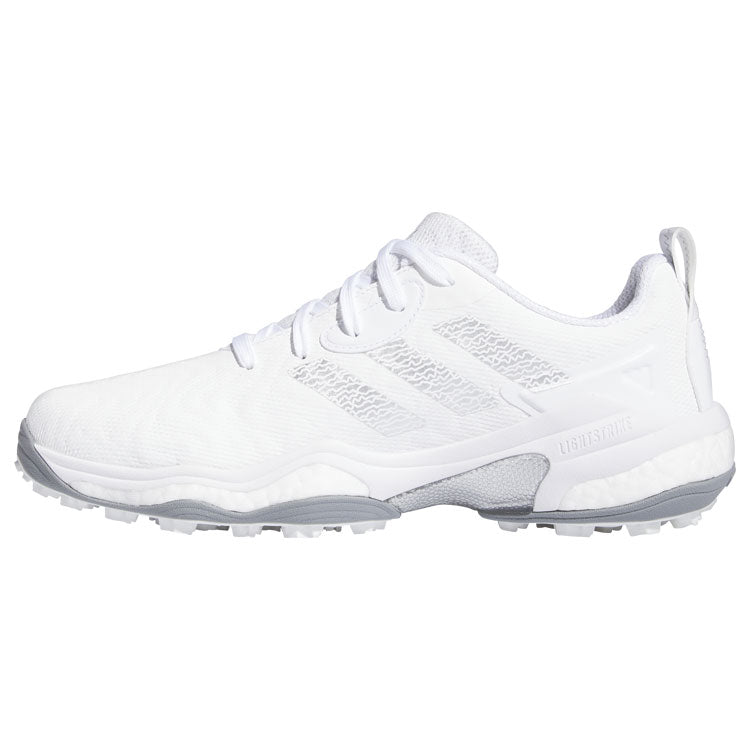  Adidas Codechaos 25 Golf Shoes (White/Silver/Grey) Extremely Lightweight With Unparalleled Grip
