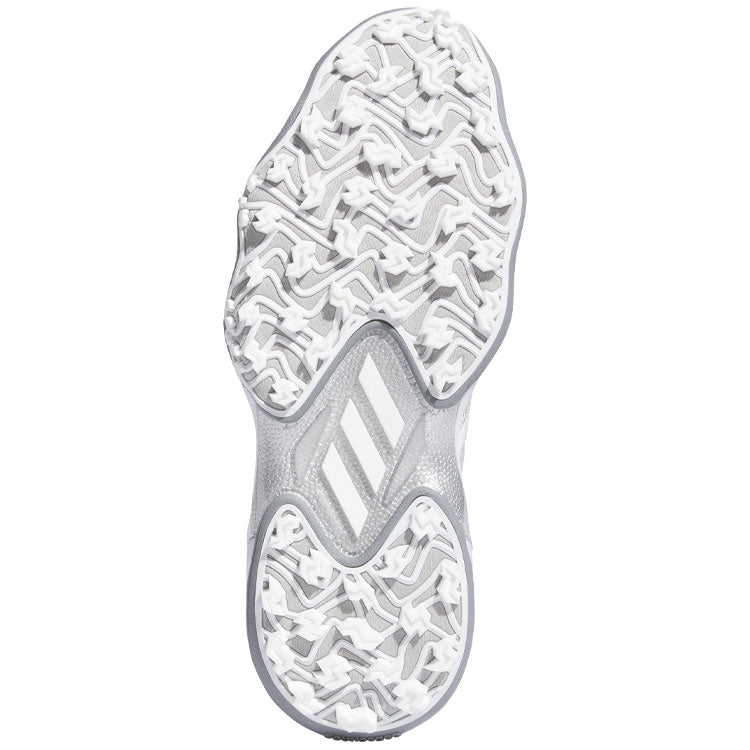  Adidas Codechaos 25 Golf Shoes (White/Silver/Grey) Extremely Lightweight With Unparalleled Grip