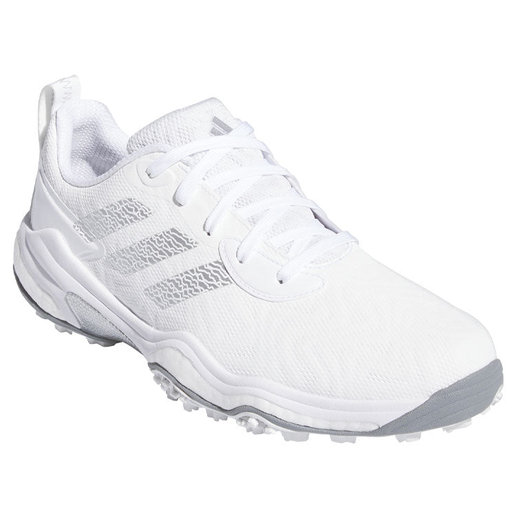  Adidas Codechaos 25 Golf Shoes (White/Silver/Grey) Extremely Lightweight With Unparalleled Grip