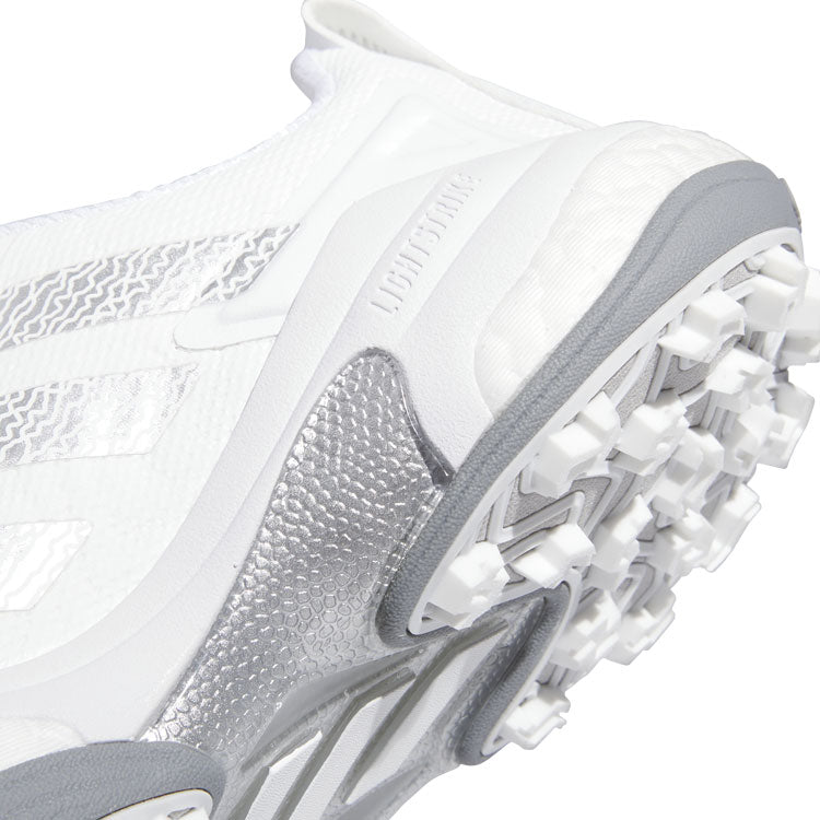  Adidas Codechaos 25 Golf Shoes (White/Silver/Grey) Extremely Lightweight With Unparalleled Grip