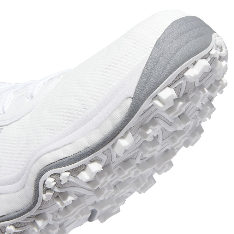  Adidas Codechaos 25 Golf Shoes (White/Silver/Grey) Extremely Lightweight With Unparalleled Grip