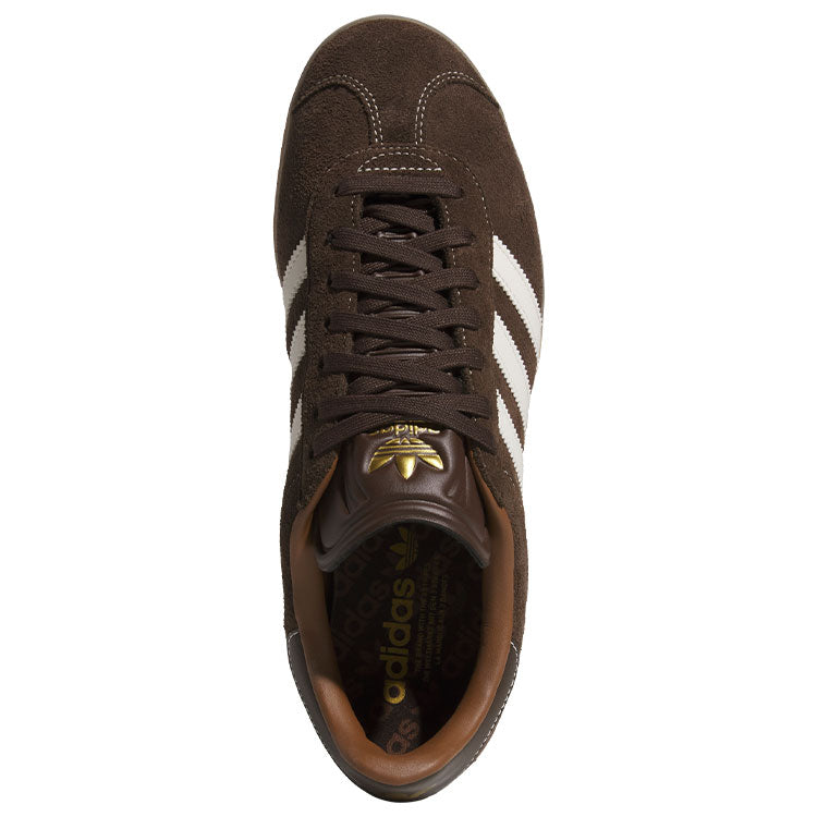  Adidas Golf Originals Gazelle Spikeless Golf Shoes (Preloved Brown/Dark Brown/Gum) Special Edition With Classic Adidas Style