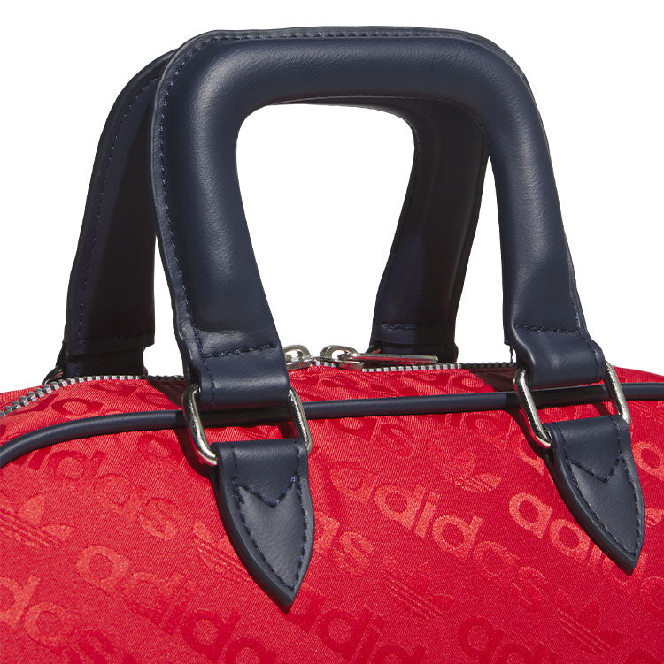  Adidas Golf Originals Round Golf Duffle Bag (Better Scarlet/Night Indigo) Compact Design With Versatile Storage