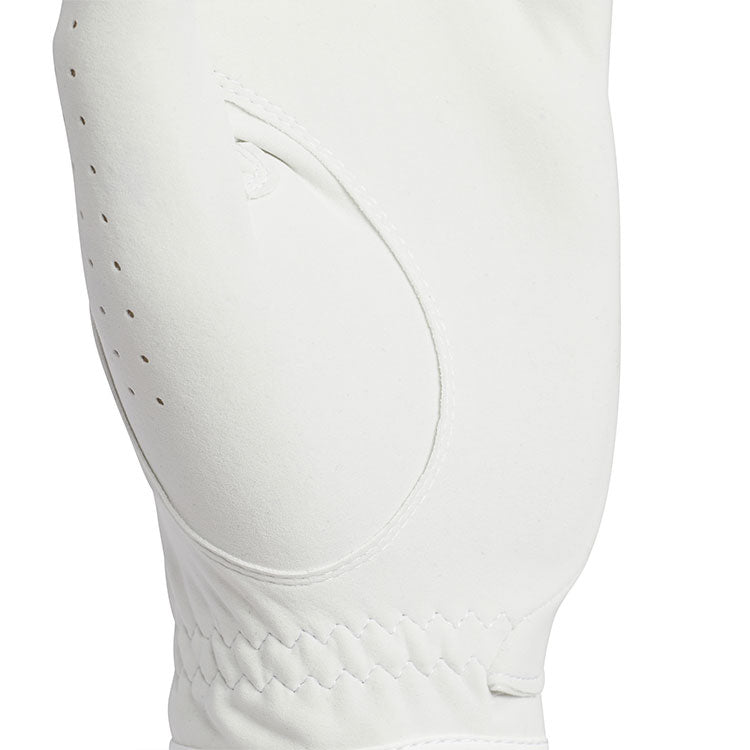  Adidas Pro Golf Glove (White / Right Handed Golfer) Enhanced Club Connection With Soft Cabretta Leather