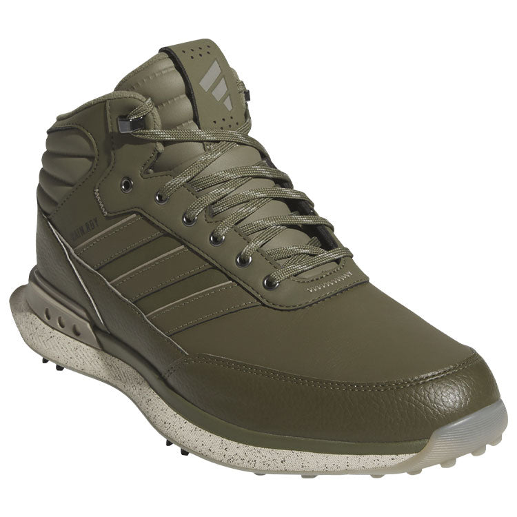  Adidas S2G RAIN.RDY Golf Boots (Olive Strata/Putty Beige/Alumina) Lightstrike Cushioning With Maximum Protection