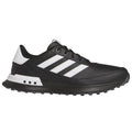  Adidas S2G SL Leather Golf Shoes (Core Black/White/Iron) Everyday Comfort With Spikeless Versatility