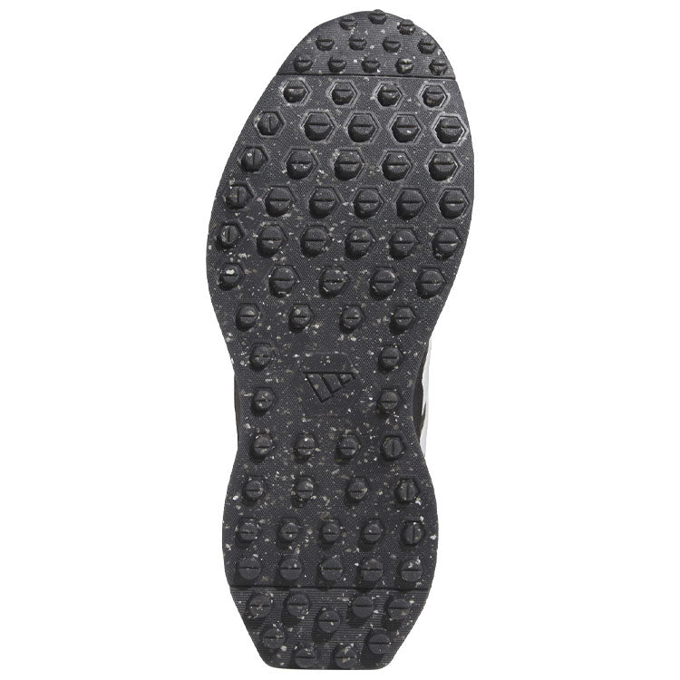  Adidas S2G SL Leather Golf Shoes (Core Black/White/Iron) Everyday Comfort With Spikeless Versatility