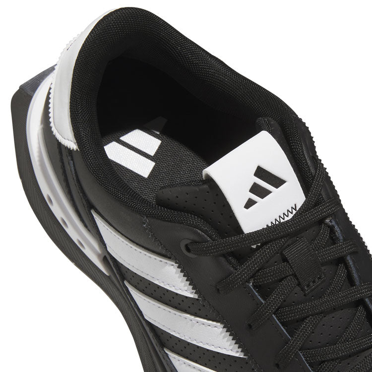  Adidas S2G SL Leather Golf Shoes (Core Black/White/Iron) Everyday Comfort With Spikeless Versatility