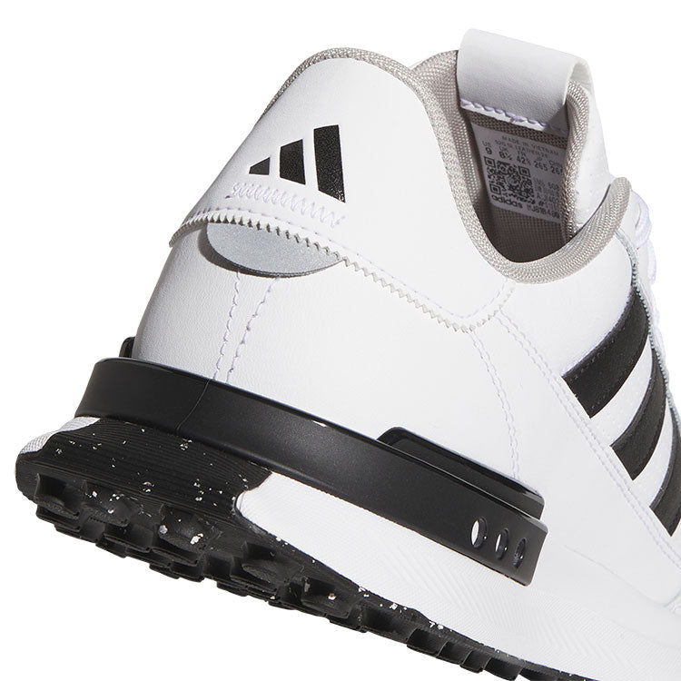  Adidas S2G SL Leather Golf Shoes (White/Black-Grey) Everyday Comfort With Spikeless Versatility