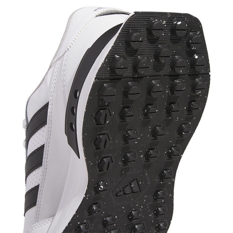  Adidas S2G SL Leather Golf Shoes (White/Black-Grey) Everyday Comfort With Spikeless Versatility