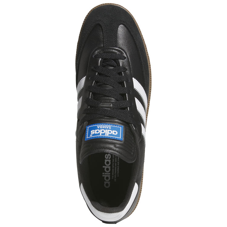  Adidas Golf Originals Samba Lux Spikeless Golf Shoe (Black/White/Gum 5) Special Edition With Primegreen Sustainability