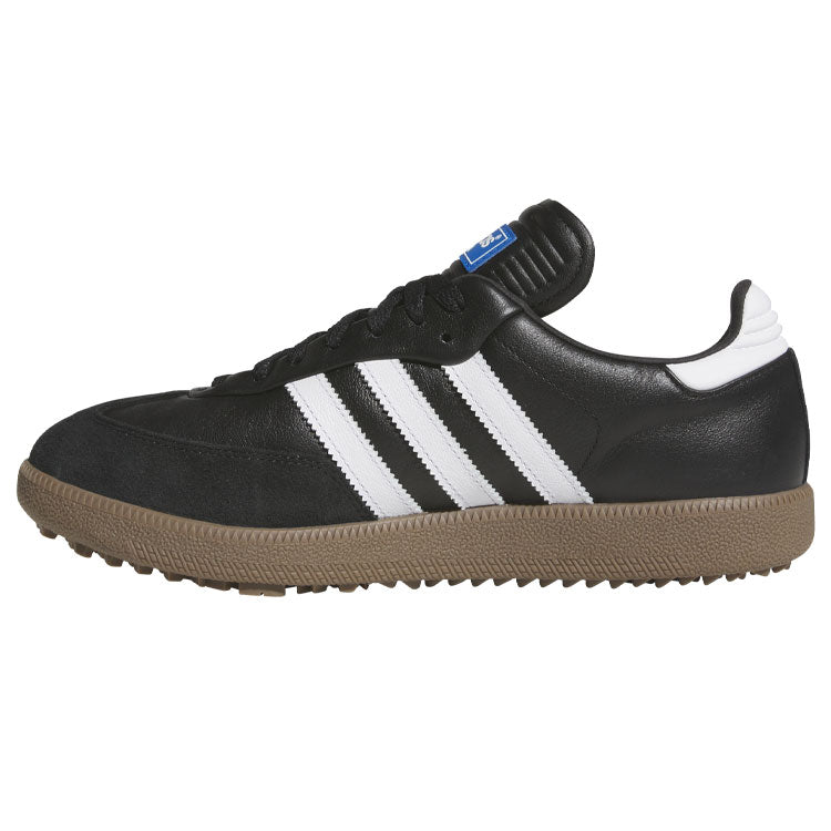  Adidas Golf Originals Samba Lux Spikeless Golf Shoe (Black/White/Gum 5) Special Edition With Primegreen Sustainability